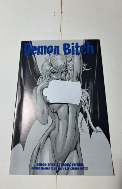 Demon Bitch #1 (1997), raw comic book in NM condition — front cover