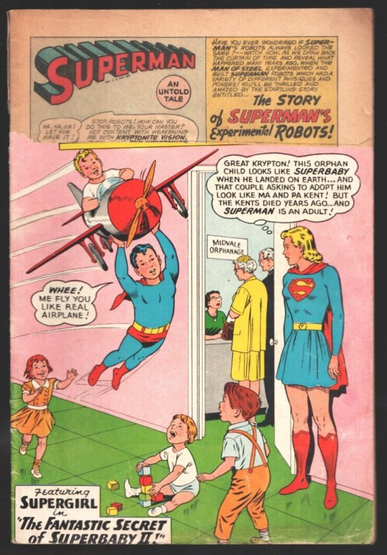 Action #299-1963-Supergirl Cover & Story-Distributor Return Copy (DC Comics), raw, ungraded comic book — front cover