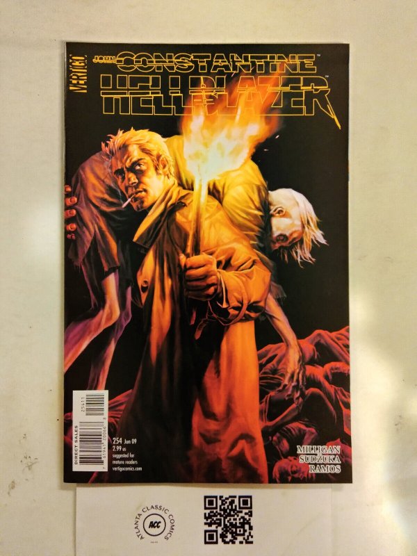 Hellblazer #254 (DC Comics), raw comic book in NM condition — front cover