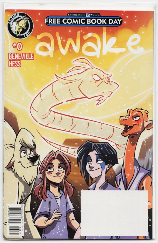 Awake #0 (2016), raw, ungraded comic book — front cover