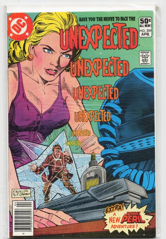 The Unexpected #209 (DC Comics, 1981), raw, ungraded comic book — front cover