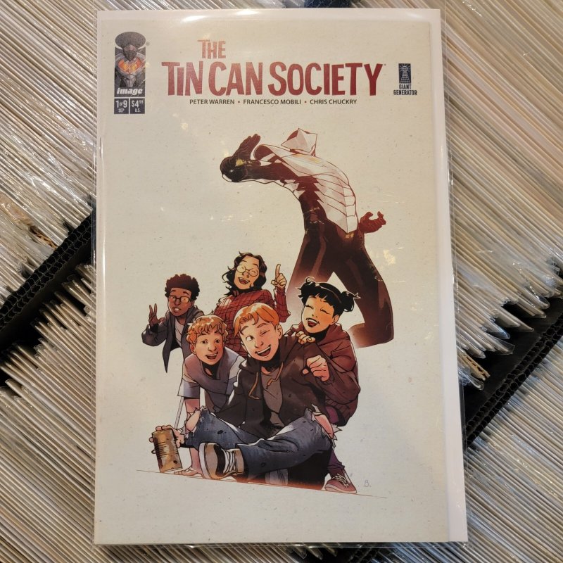 The Tin Can Society #1 (Image Comics, 2024), raw, ungraded comic book — front cover