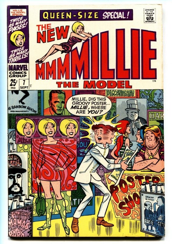 Millie the Model Annual #7 (Marvel Comics, 1968), raw, ungraded comic book — front cover