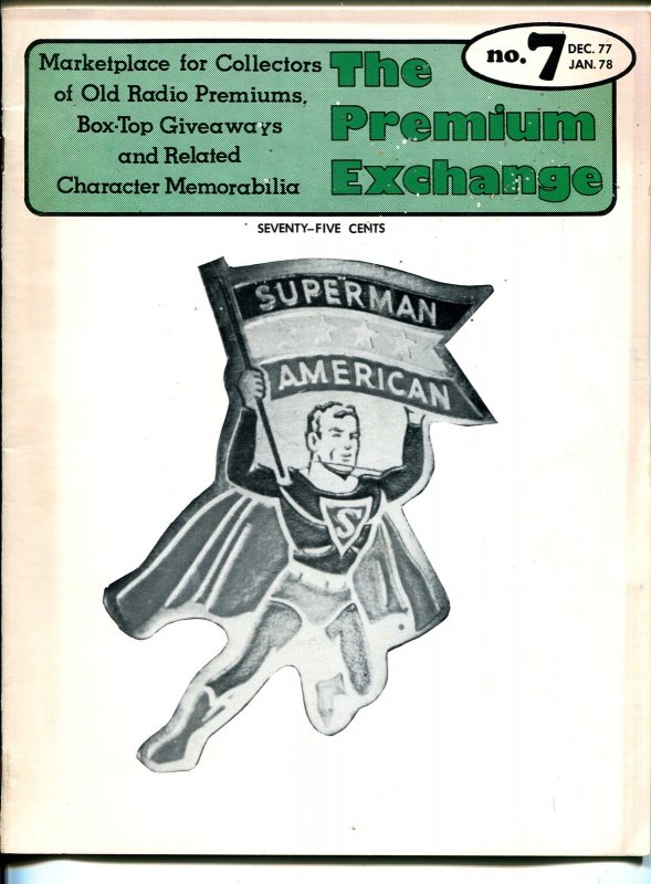 Premium Exchange #7 (1977), raw comic book in VG condition — front cover