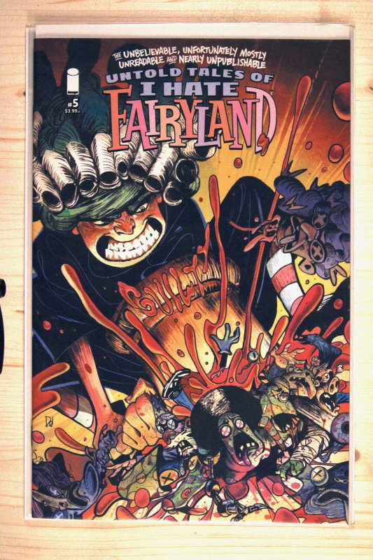 Untold Tales of I Hate Fairyland #5 (2023), raw comic book in NM+ 9.6 condition — front cover