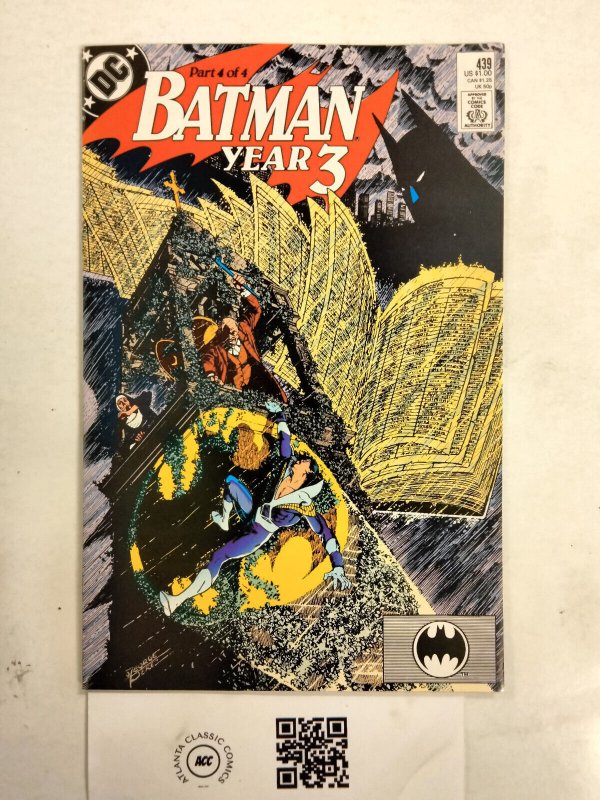 Batman #439 (DC Comics), raw comic book in NM condition — front cover