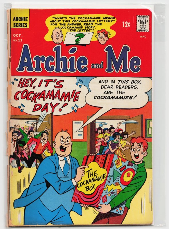Archie and Me #11 (Archie Comics, 1966), raw, ungraded comic book — front cover
