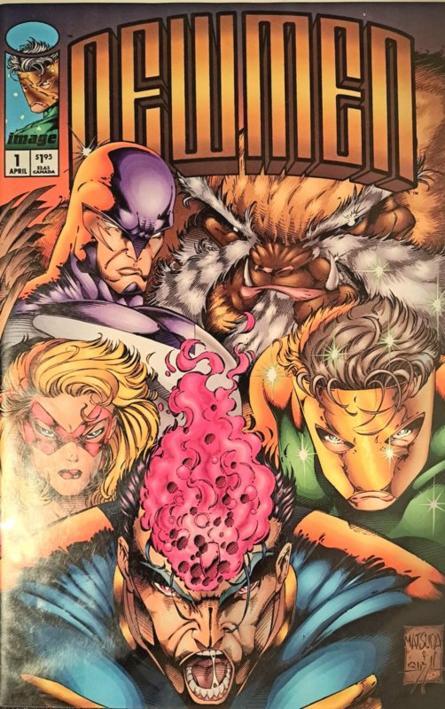 NewMen #1 (1994), raw, ungraded comic book — front cover