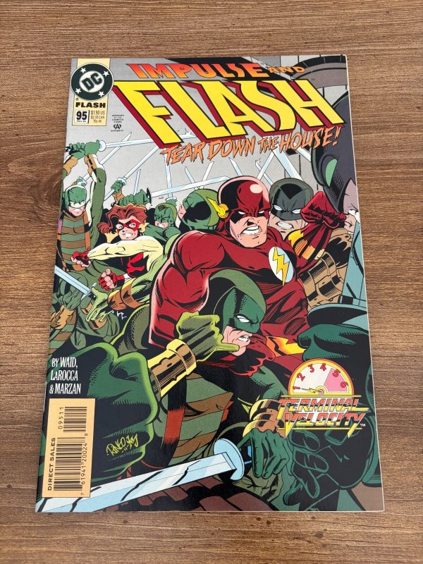 Lot of 6 Flash DC Comic Books # 95 96 97 98 99 100 Vf-Nm Batman Superman 3 J451, raw comic book in NM condition — front cover