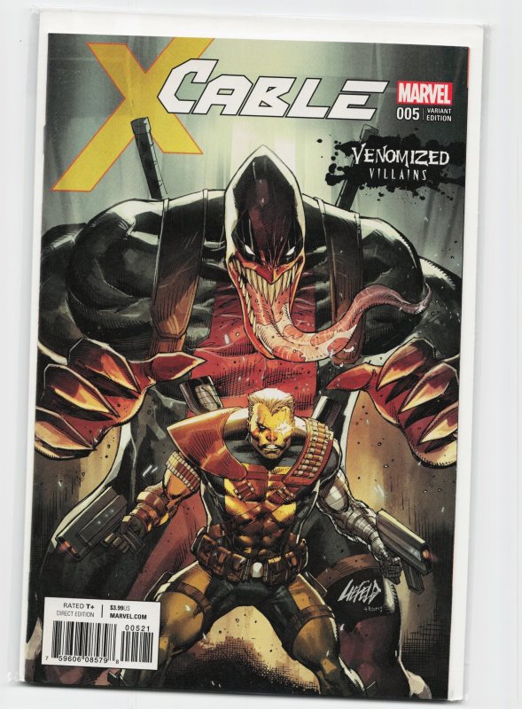 Cable #5 (Marvel Comics, 2017), raw, ungraded comic book — front cover