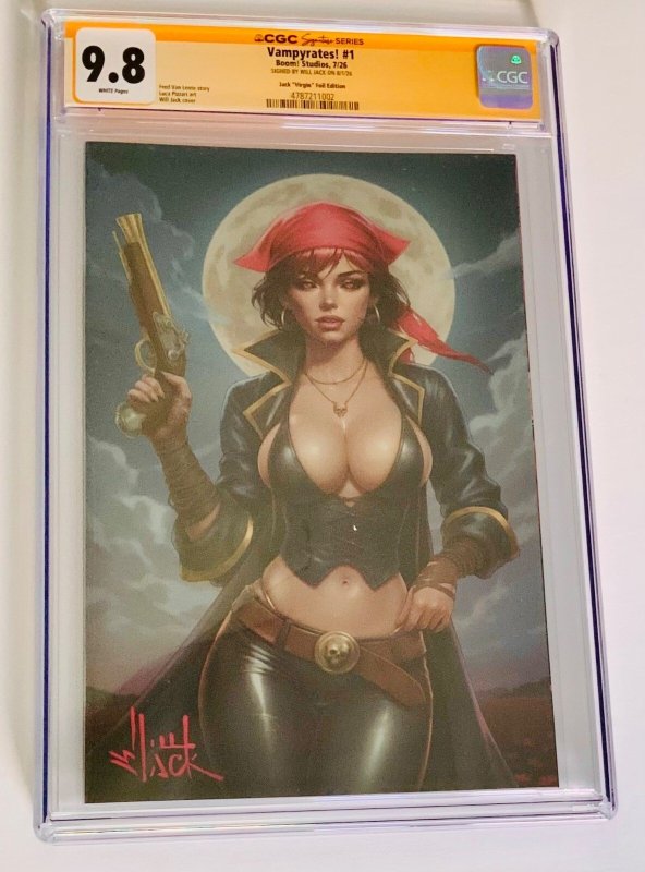 Vampyrates #1 (2026), CGC 9.8 graded comic book, Signature Series label — front cover in its holder
