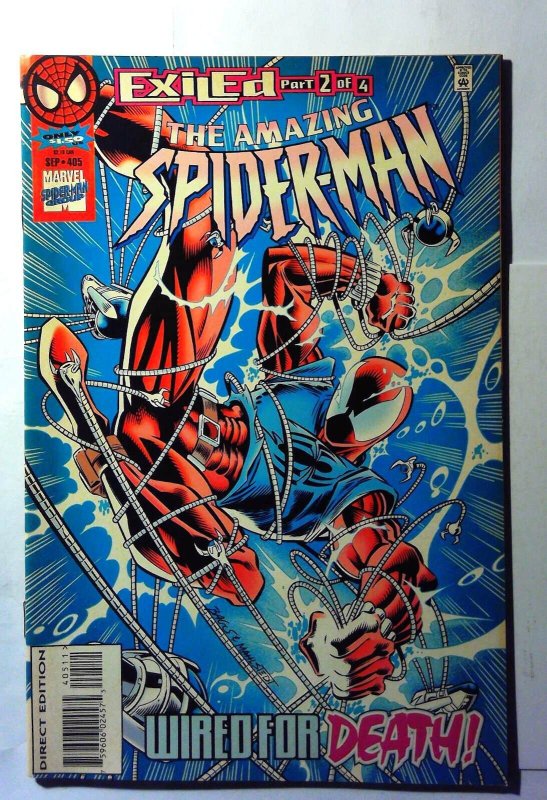 Amazing Spider-Man #405 (Marvel Comics, 1995), raw, ungraded comic book — front cover