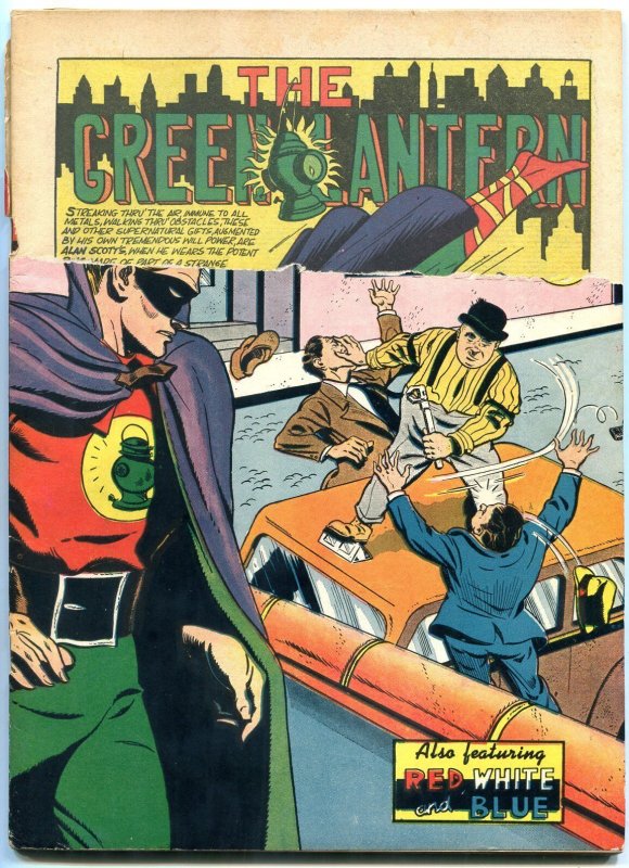 All-American #28 (DC Comics, 1941), raw comic book in FR condition — front cover