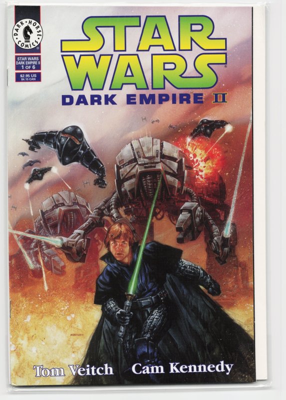 Star Wars: Dark Empire II #1 (Dark Horse Comics, 1994), raw, ungraded comic book — front cover