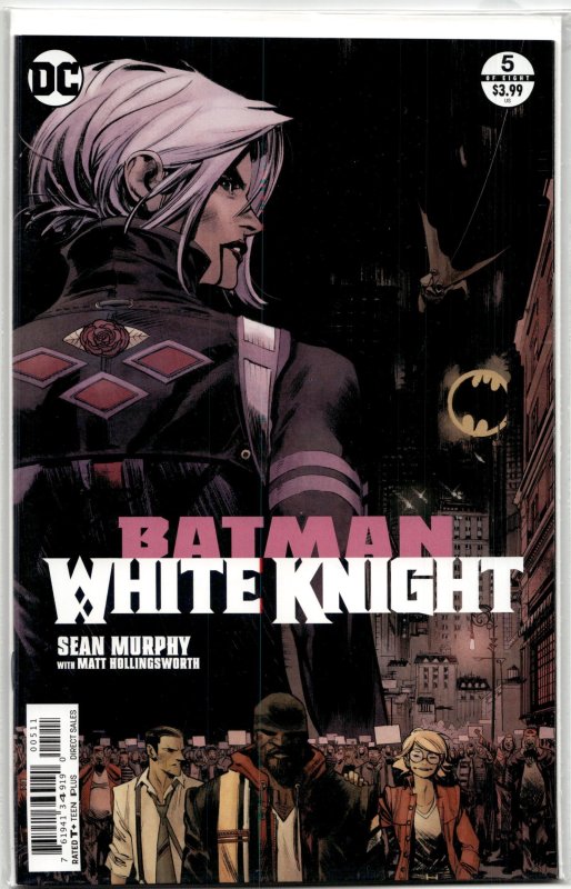 Batman: White Knight #5 (DC Comics, 2018), raw, ungraded comic book — front cover