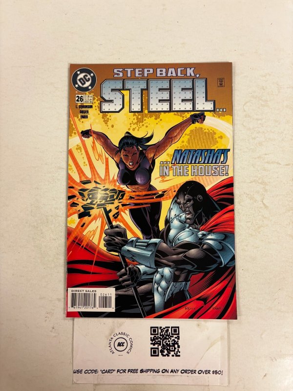 Steel #26 (DC Comics), raw comic book in NM condition — front cover
