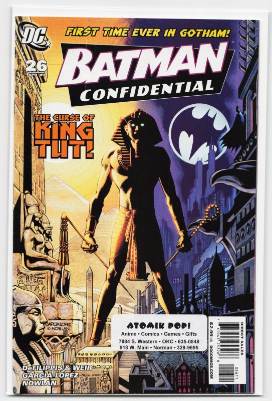 Batman Confidential #26 (2009), raw, ungraded comic book — front cover
