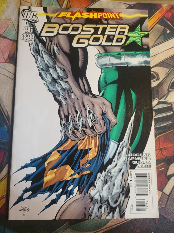 Booster Gold #46 (DC Comics, 2011), raw, ungraded comic book — front cover