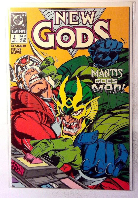 New Gods #4 (DC Comics, 1989), raw, ungraded comic book — front cover