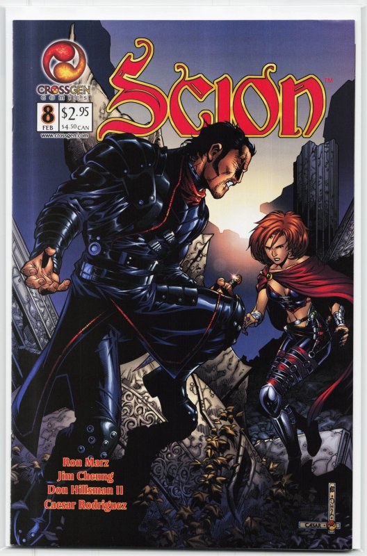 Scion #8 (CrossGen, 2001), raw, ungraded comic book — front cover