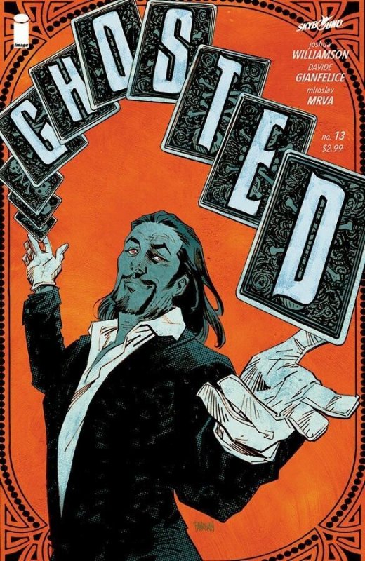 Ghosted #13 (Image Comics, 2013), raw comic book in NM condition — front cover