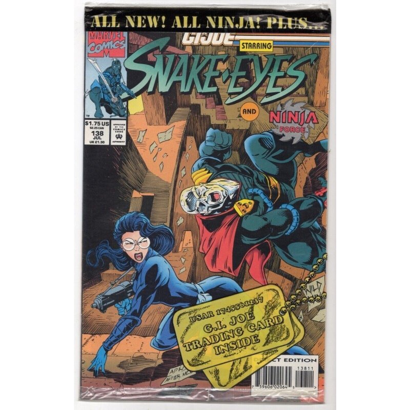 GI Joe a Real American Hero #138 (Marvel Comics, 1993), raw comic book in NM 9.4 condition — front cover