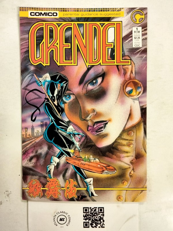 Grendel #1 (Comico, 1983), raw comic book in NM condition — front cover
