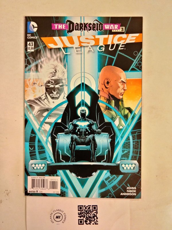 Justice League #43 (DC Comics, 2020), raw comic book in NM condition — front cover