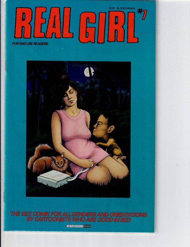 Real Girl #7 (1993), raw, ungraded comic book — front cover