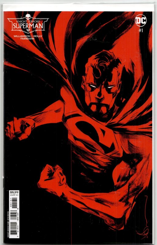 Knight Terrors: Superman #1 (2023), raw, ungraded comic book — front cover