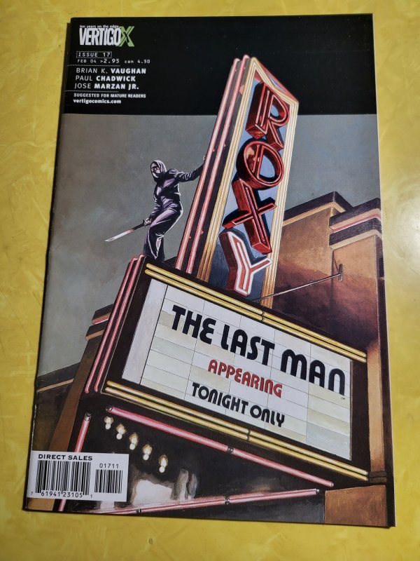 Y: The Last Man #17 (DC Comics, 2004), raw, ungraded comic book — front cover