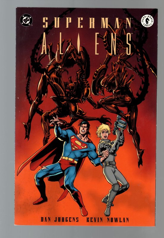 Superman vs. Aliens-Book 2-Dan Juhgens-TPB-trade, raw, ungraded comic book — front cover