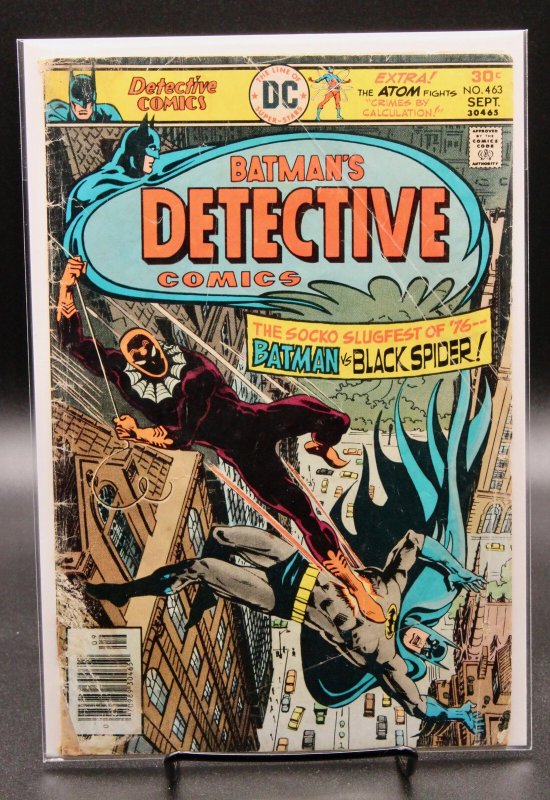 Detective Comics #463 (DC Comics, 1976), raw, ungraded comic book — front cover