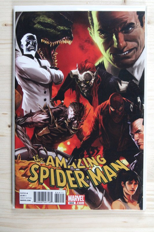 The Amazing Spider-Man #644 (Marvel Comics, 2010), raw comic book in NM 9.4 condition — front cover