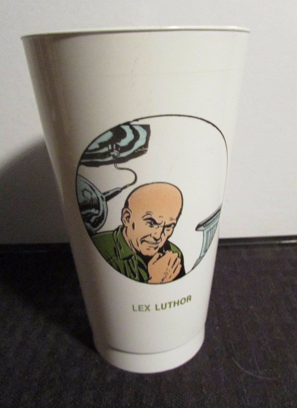 1973 LEX Luthor 7-11 Slurpee Cup FVF 7.0 Superman / DC Comics (DC Comics, 1973), raw comic book in 7.0 condition — front cover