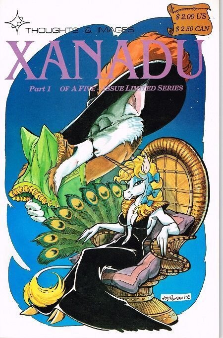 Xanadu #1 (1988), raw, ungraded comic book — front cover