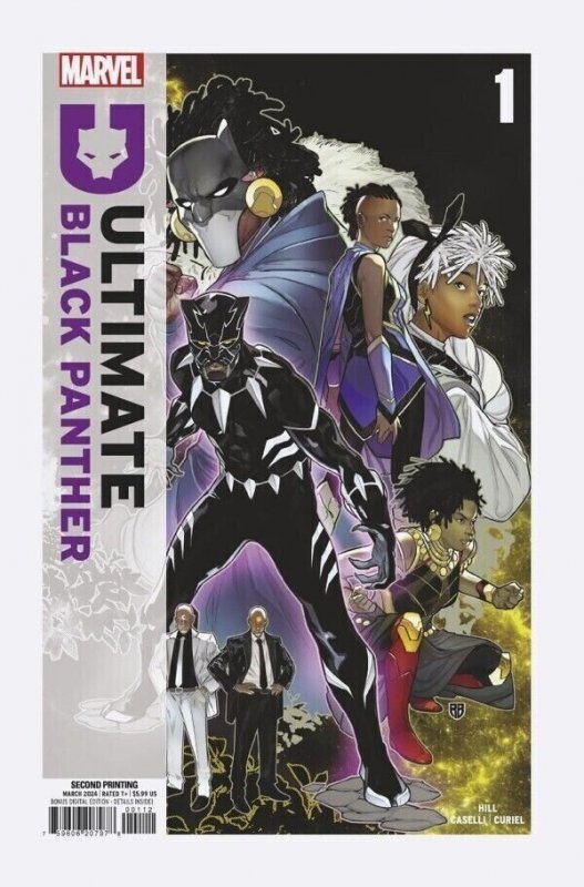 Ultimate Black Panther #1 (2024), raw comic book in NM condition — front cover