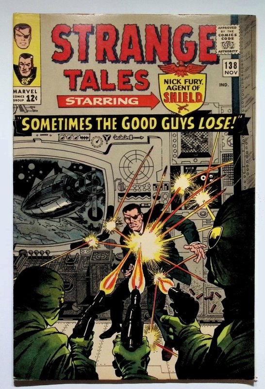 Strange Tales #138 (Marvel Comics, 1965), raw, ungraded comic book — front cover