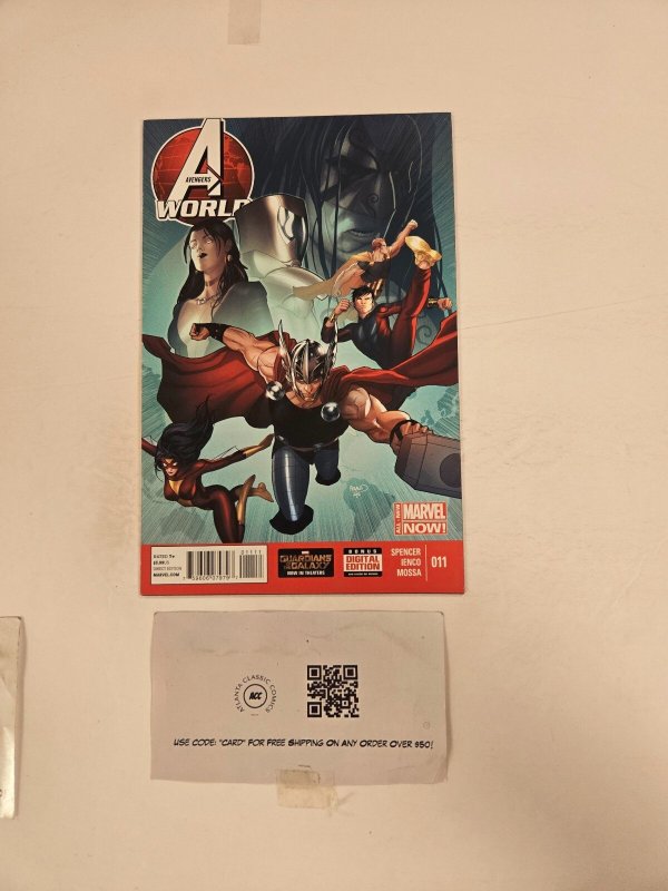 Avengers World #11 (Marvel Comics), raw comic book in NM condition — front cover