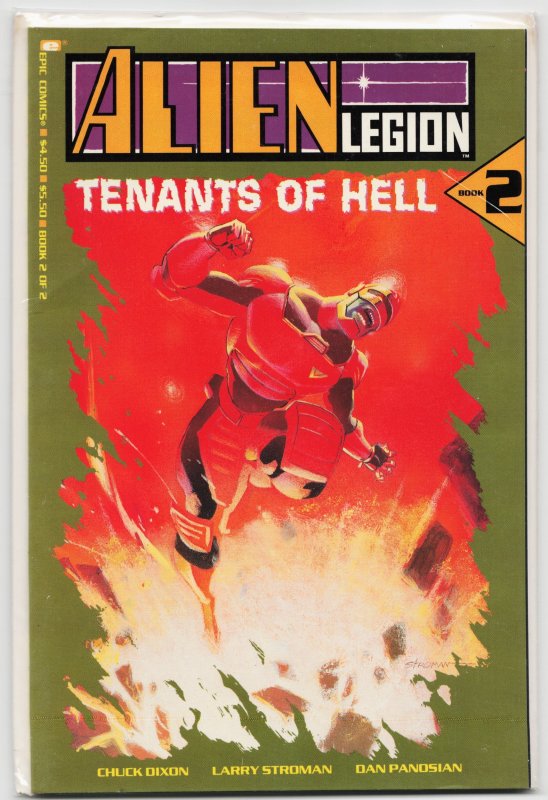 Alien Legion: Tenants of Hell #2 (1991), raw, ungraded comic book — front cover
