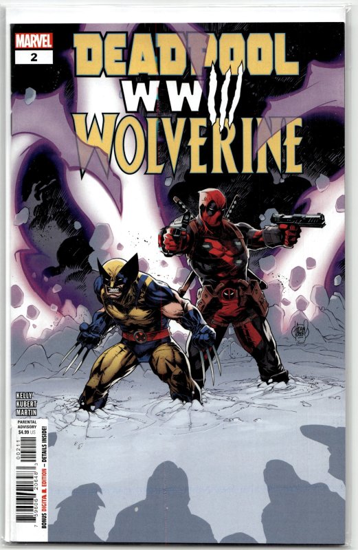 Deadpool & Wolverine Wwiii #2 (Marvel Comics, 2024), raw, ungraded comic book — front cover