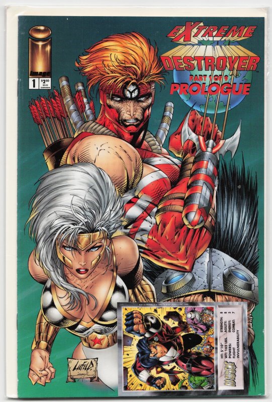 Extreme Destroyer Prologue (1996) (1996), raw, ungraded comic book — front cover