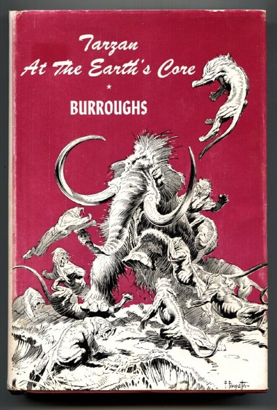 MAG: Tarzan AT THE Earth's Core-Edgar Rice BURROUGHS-Frank Frazetta Hard Back, raw, ungraded comic book — front cover