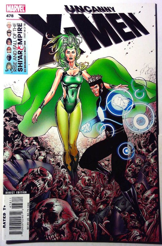 Uncanny X-Men #478 (Marvel Comics, 2006), raw, ungraded comic book — front cover