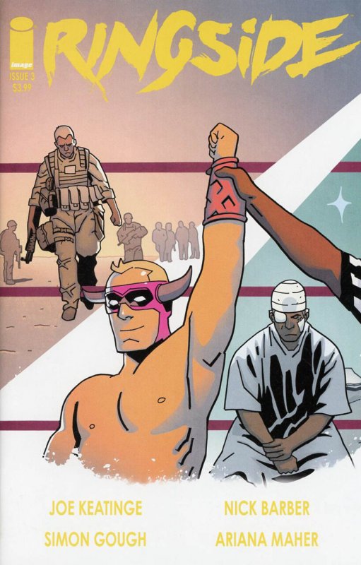 Ringside #3 (Image Comics, 2015), raw comic book in VF/NM condition — front cover