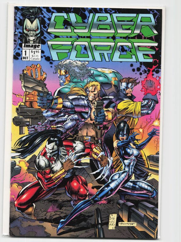Cyber Force #1 (Image Comics, 1992), raw, ungraded comic book — front cover