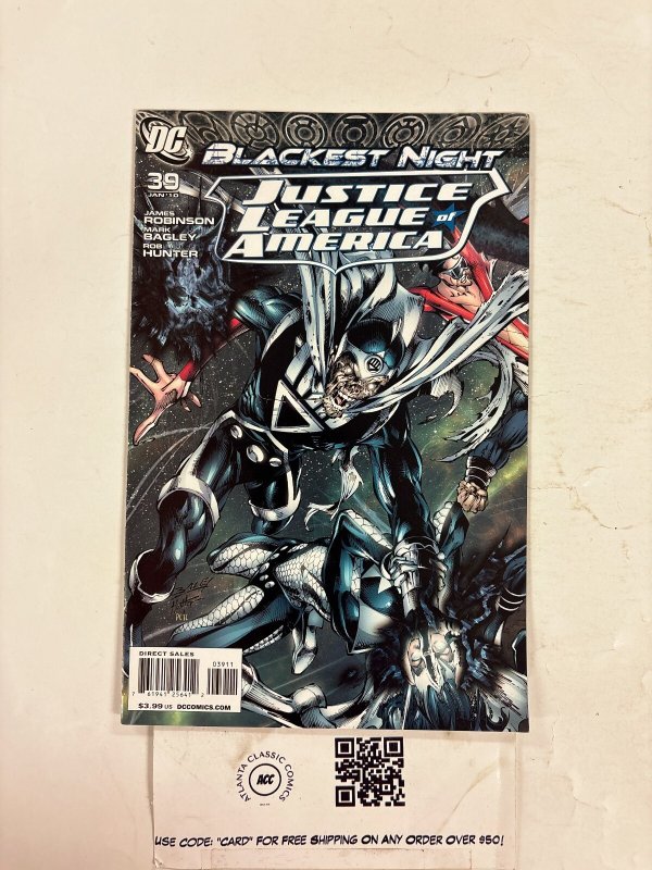 Justice League of America #39 (DC Comics), raw comic book in NM condition — front cover