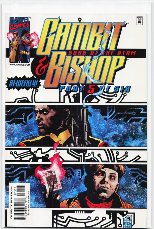 Gambit & Bishop #5 (2001), raw, ungraded comic book — front cover