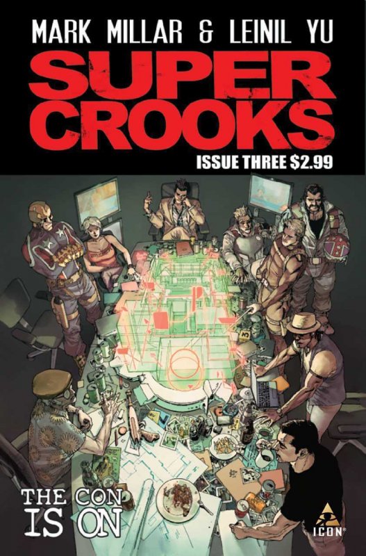 Supercrooks #3 (2012), raw comic book in VG/FN condition — front cover