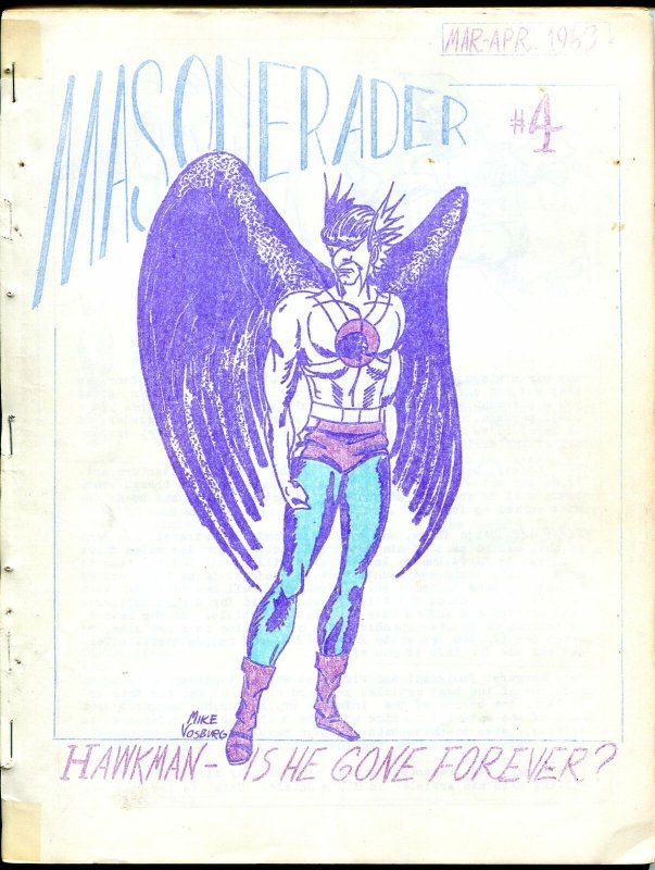Masquerader #4 (1963), raw comic book in VG condition — front cover